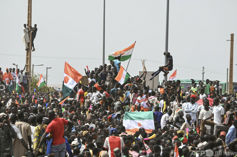 「仏軍は出ていけ」 ニジェールで数千人が抗議