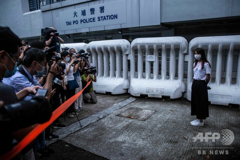 周庭氏、香港警察に出頭 異論の封殺に警鐘 