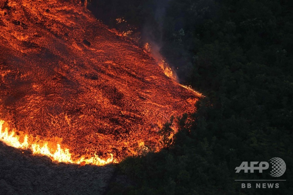 フルネーズ火山がまた噴火、今年5回目 仏海外県レユニオン島 写真8枚