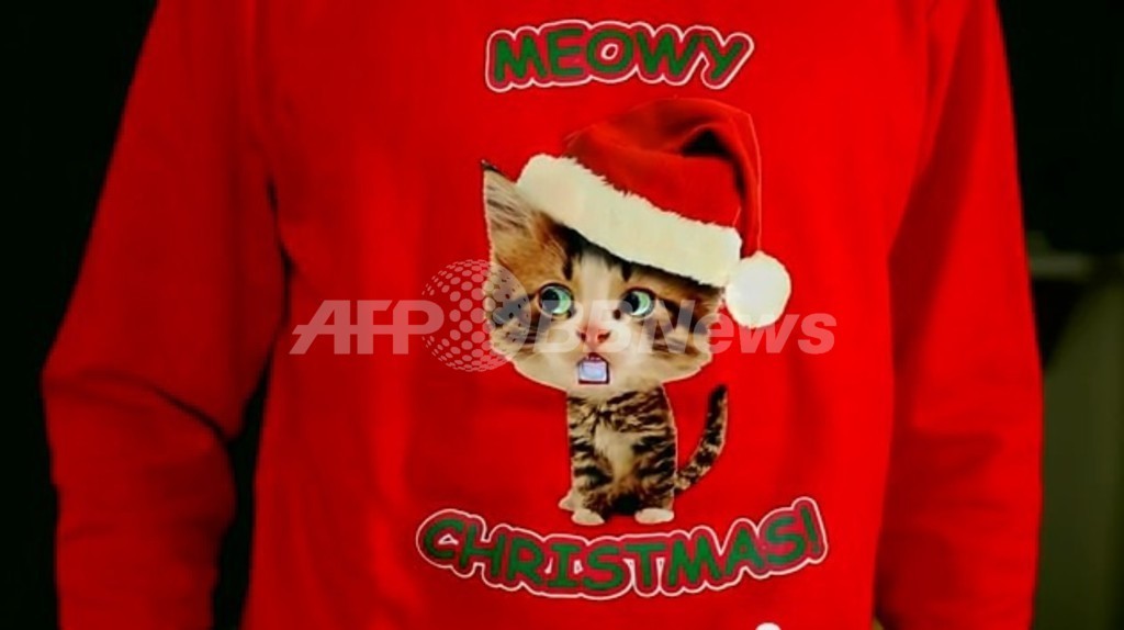 クリスマスプレゼントに動く絵柄のセーターはいかが？