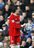 前半20分にゴールを奪い歓喜するミドルズブラのトゥンジャイ・シャンル（%%Tuncay Sanli%%）。(c)AFP/GLYN KIRK