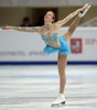 13-14フィギュアスケート（GP）シリーズ最終戦、ロシア杯（2013 Cup of Russia）女子シングル・フリースケーティング（FS）。演技に臨むカロリーナ・コストナー（Carolina Kostner、2013年11月23日撮影）。(c)AFP/YURI KADOBNOV