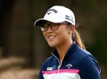 女子ゴルフ、CMEグループ・ツアー選手権（CME Group Tour Championship 2014）3日目。ラウンド中に笑顔を見せるリディア・コー（Lydia Ko、2014年11月22日撮影）。(c)AFP/Getty Images/Sam Greenwood