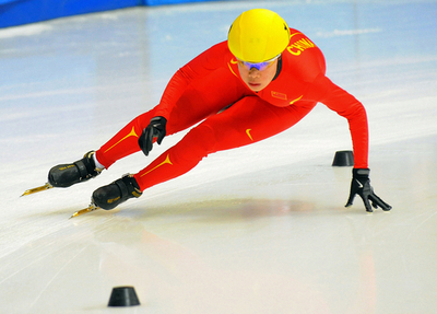 Zhou Yang ショートトラック世界選手権2008・女子3000メートルで優勝