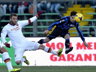 ローマ、アタランタと引き分け4試合連続ドロー