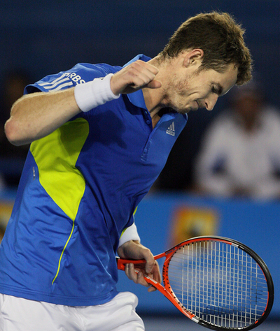 マレー 初戦を快勝、全豪オープンテニス