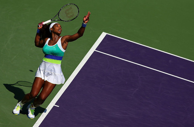 セレーナ、ペネッタを下し3回戦進出 ソニー・エリクソン・オープン