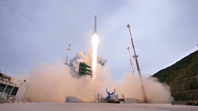 動画:韓国国産ロケット、3回目の打ち上げ 延期の翌日