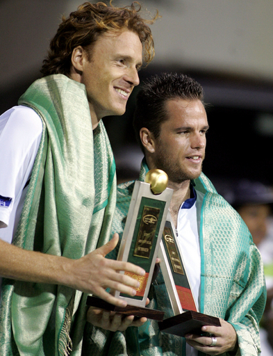 ＜男子テニス チェンナイオープン2007＞マリッセ シングルスとダブルスの2部門制覇を達成 - インド