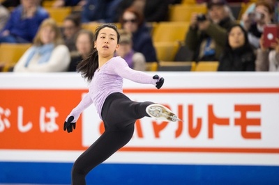 浅田や宮原が公式練習で調整、女子SPは現地31日 世界フィギュア