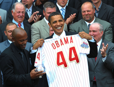 フィリーズ オバマ米大統領を表敬訪問