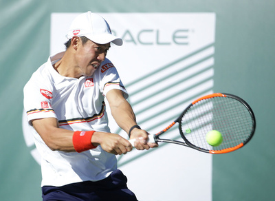 錦織、ATPツアー復帰初戦で勝利　ニューヨークOP