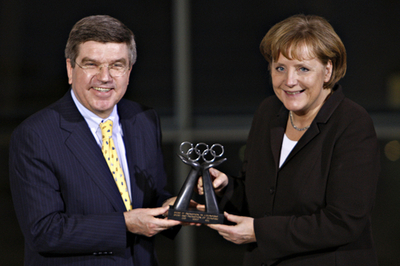 IOC 2007年のドイツ功績を称える