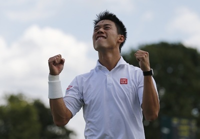 錦織、ウィンブルドン初の16強入り