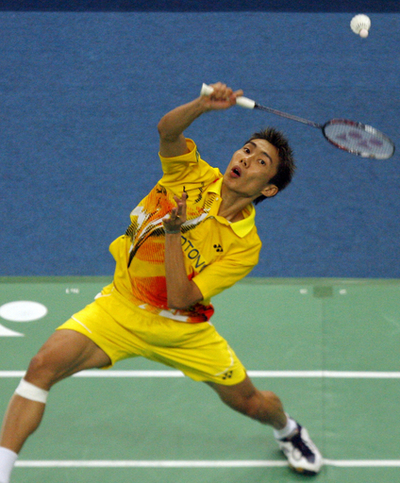 第2シードのリー・チョンウェイ ストレートで敗れる