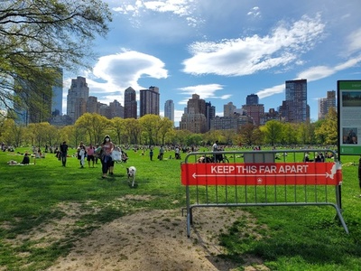 米NY市、ソーシャル・ディスタンシング違反で罰金相次ぐ