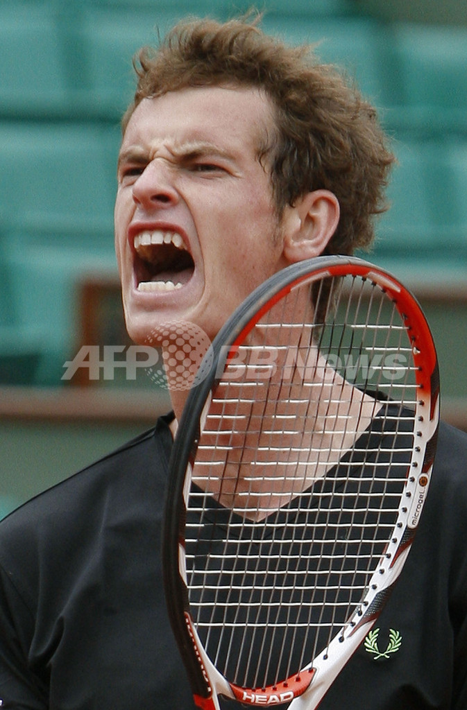 マレー 2回戦でスタラーチェに勝利、全仏オープン 写真10枚 国際ニュース：AFPBB News