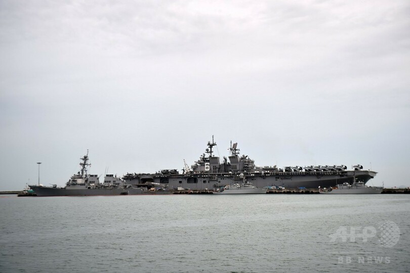 米駆逐艦衝突事故、捜索のダイバーが複数の遺体発見