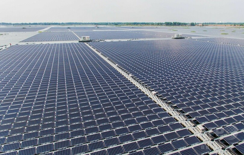 世界最大級の水上太陽光発電所が操業開始 中国