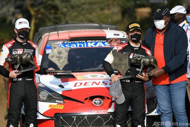 オジェがサファリ・ラリー制覇 勝田2位でトヨタ勢ワンツー