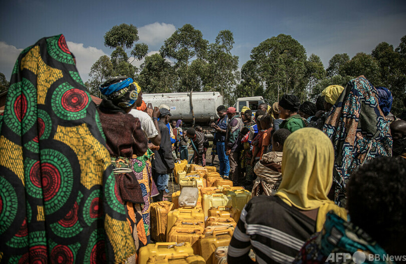 コンゴ民主共和国東部で戦闘、7万2000人が避難