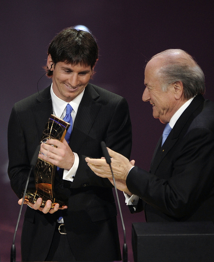 メッシが2009年FIFA年間最優秀選手に 写真20枚 国際ニュース