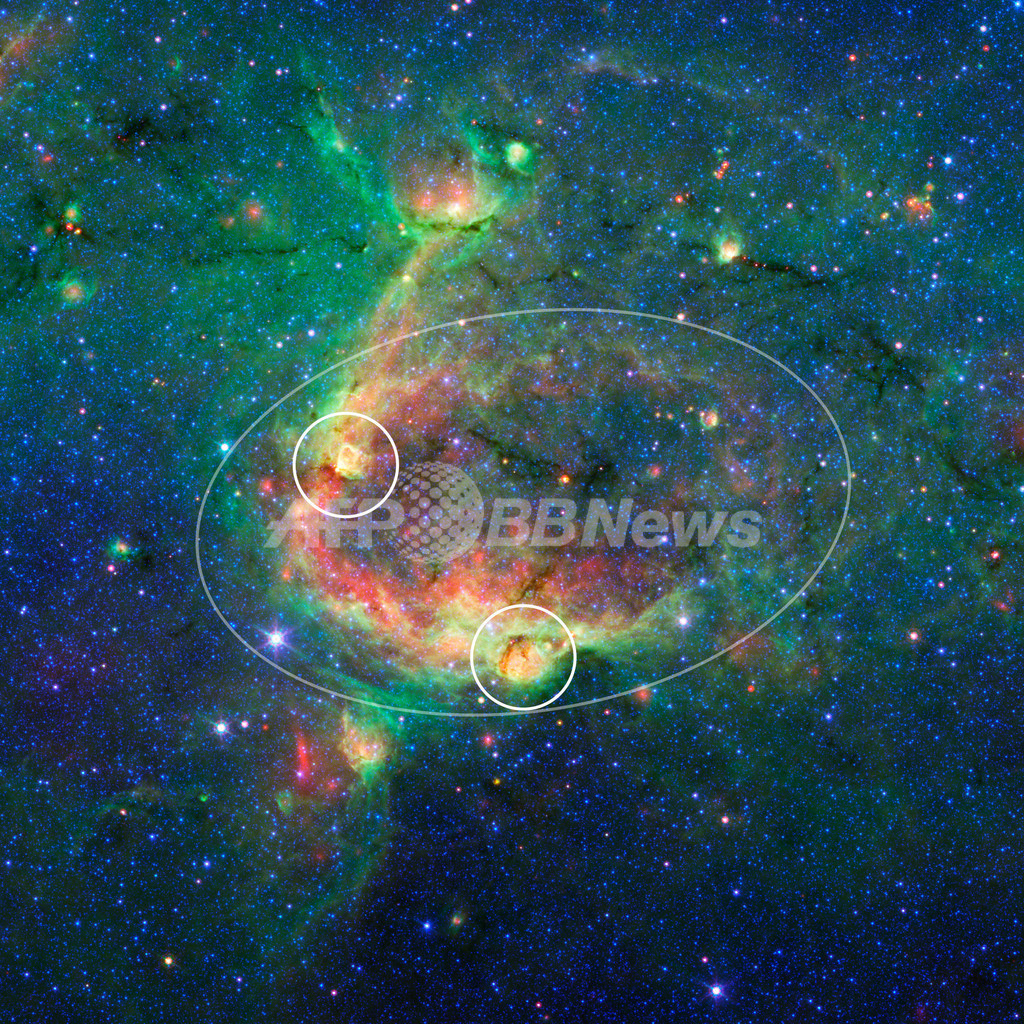 天の川銀河の「泡構造」示す画像、NASAが公開 天の川銀河の「泡構造」示す画像、NASAが公開