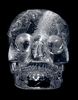 大英博物館（British Museum）所蔵の「水晶ドクロ」（2005年1月7日提供）。(c)AFP/BRITISH MUSEUM