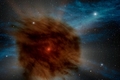 超新星残骸の想像図（2011年1月14日提供、本文とは関係ありません）。(c)AFP/NASA/JPL-CALTECH