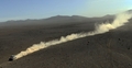 ダカールラリー2011第8ステージ、BMWのステファン・ペテランセル（2011年1月10日撮影）。(c)AFP/Daniel GARCIA