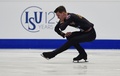 フィギュアスケート欧州選手権、男子シングル・ショートプログラム（SP）の演技に臨むマキシム・コフトゥン（2017年1月27日撮影）。(c)AFP/Michal Cizek