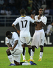 サッカー2012アフリカネイションズカップ（2012 Africa Cup of Nations）は8日、準決勝の2試合が行われ、ザンビアは1-0でガーナを破り、決勝に進出した。

試合に敗れ落胆するガーナの選手（2012年2月8日撮影）。(c)AFP/ABDELHAK SENNA
