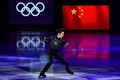 平昌冬季五輪、フィギュアスケートのエキシビションに臨む金博洋（2018年2月25日撮影）。(c)AFP/Mladen ANTONOV