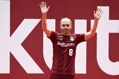 イニエスタが神戸本拠地に初登場、「アジアを制覇したい」