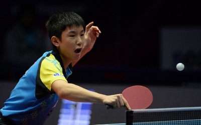 卓球ワールドツアー準Vの張本、目指すは2020年東京五輪
