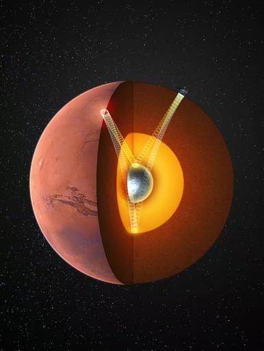 中国の研究者率いる国際研究チーム 火星の固体内核の存在を初確認