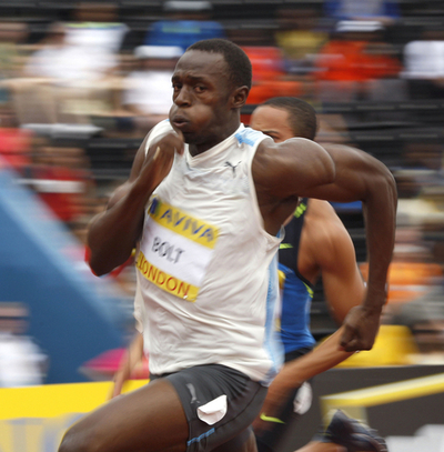 ボルト ロンドンGP男子200メートルを制す