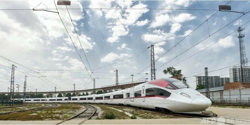 世界初 中国製の時速350キロ高速貨物列車がラインオフ 写真1枚 国際ニュース Afpbb News