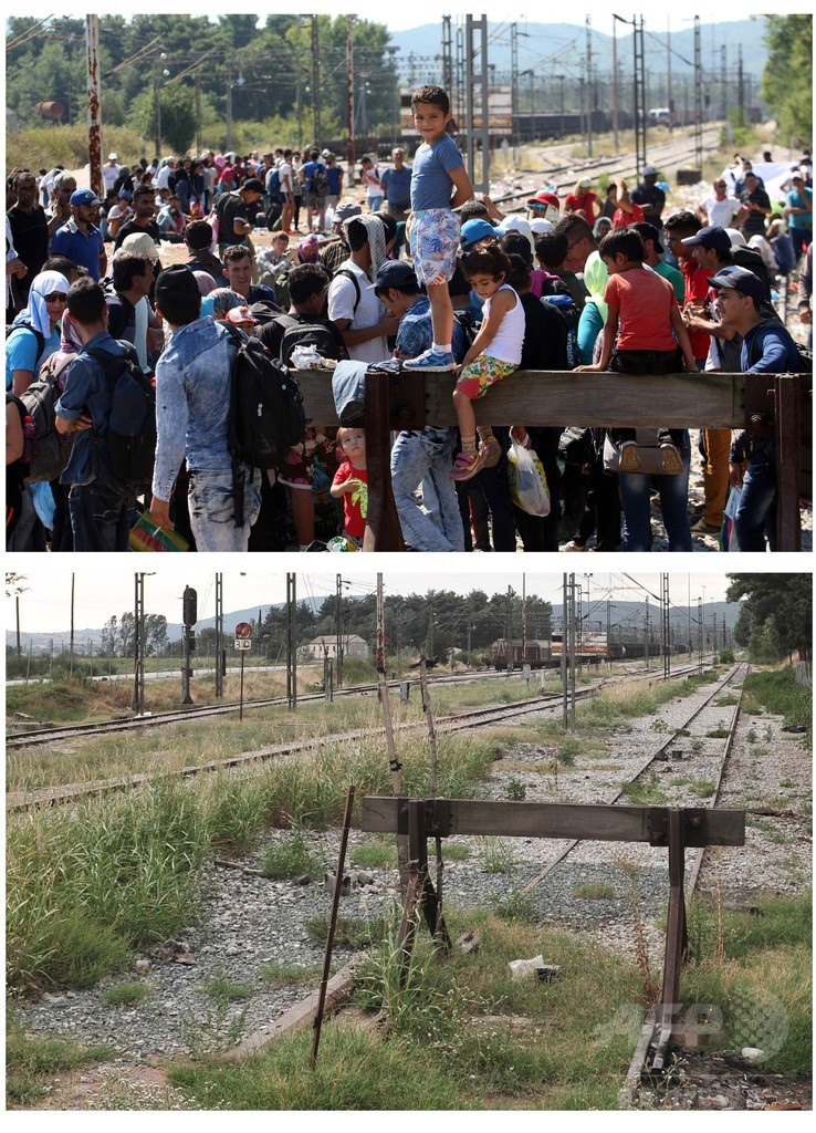 ギリシャ国境沿いの難民キャンプ、撤去から3か月