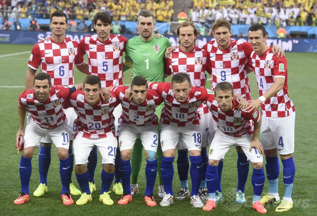 W杯クロアチア代表、全裸写真流出で取材拒否 W杯クロアチア代表、全裸写真流出で取材拒否