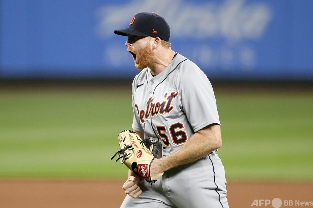 タイガースのターンブルがノーヒッター 今季MLBで早くも5人目 写真3枚 国際ニュース：AFPBB News