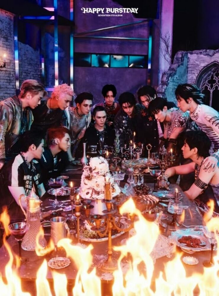 SEVENTEEN、新アルバム「HAPPY BURSTDAY」が日本でダブルプラチナ認定と米ビルボード2位