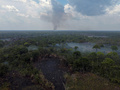 ブラジル・アマゾナス州で、火災により焼失した森林（2023年9月22日撮影、資料写真）。(c)Michael Dantas / AFP