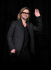 ブラット・ピット（Brad Pitt）主演の新作映画『マネー・ボール（Moneyball）』のジャパンプレミアが9日、都内で開催され、来日中のピットがアンジェリーナ・ジョリー（Angelina Jolie）とともに登場した。同作品は11日から全国ロードショーとなる。写真は、舞台あいさつを行うピット（2011年11月9日撮影）。(c)AFP/KAZUHIRO NOGI