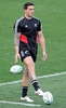16日にハミルトン（Hamilton）で行われる2011年ラグビーW杯ニュージーランド大会（Rugby World Cup 2011）1次リーグA組第2戦で日本代表と対戦するニュージーランド代表（オールブラックス）が15日、最終調整を行った。

練習に臨むソニー・ビル・ウィリアムズ（Sonny Bill Williams、2011年9月15日撮影）。(c)AFP/WILLIAM WEST