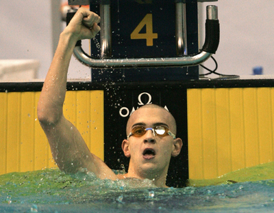 チェー・ラースロ 男子200メートルバタフライを制す
