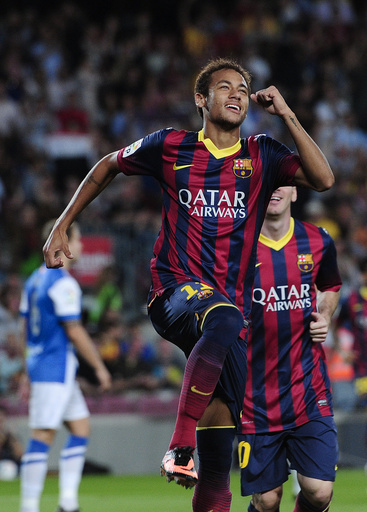 バルサ全勝キープ、ネイマールがリーグ初得点