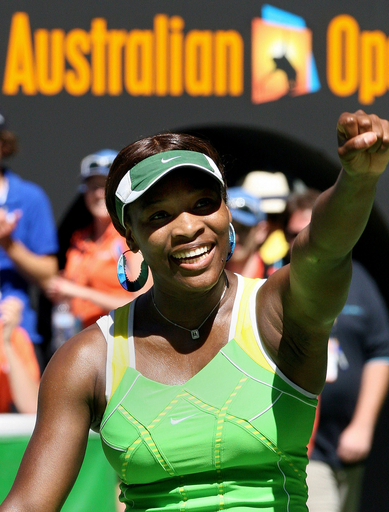 ＜テニス 07全豪オープン＞女子シングルス、セレーナ・ウィリアムス 2年振りの決勝戦進出 - オーストラリア