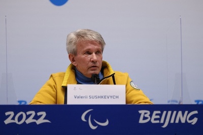 北京到着は「奇跡」 ウクライナのパラ委員長