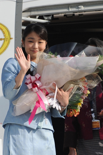 眞子さま、ブータン公式訪問終え帰国の途に